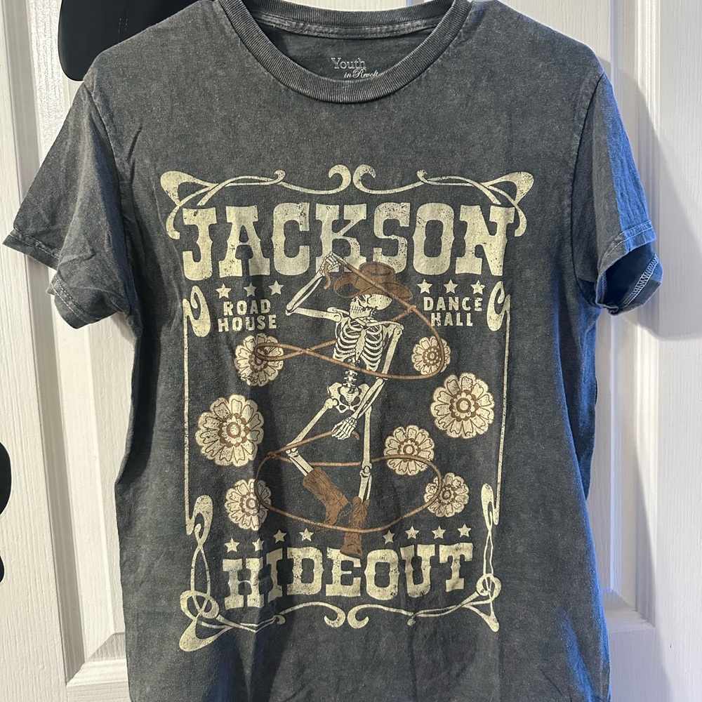 Youth Stone Gray Graphic Tee